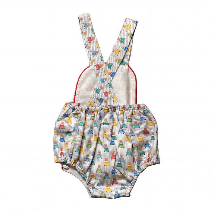 Boys Cars Printed Romper