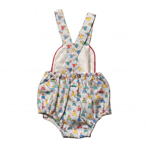 Boys Cars Printed Romper