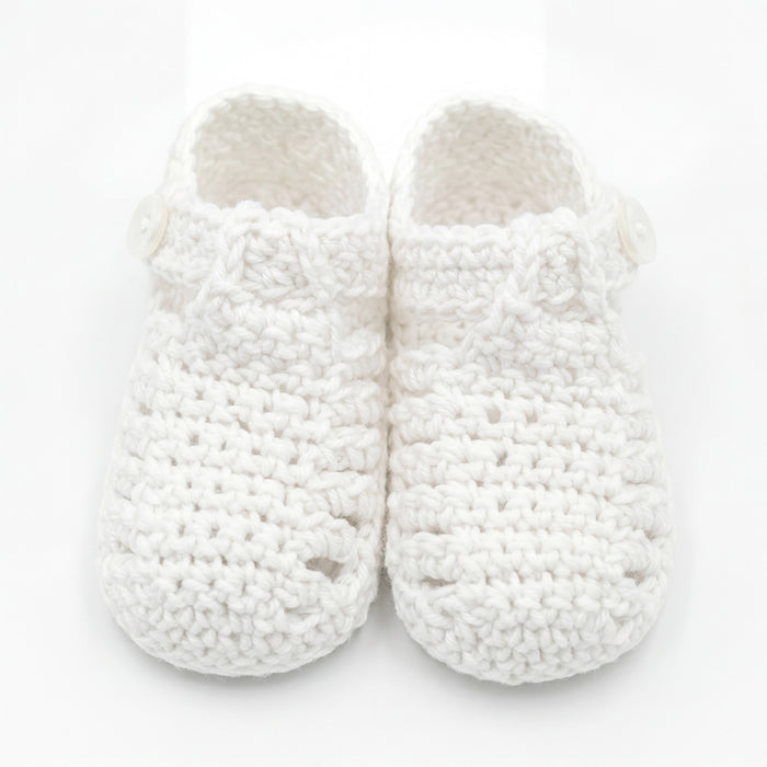 Boys Shoes Knitted One Size — view 3 — handcrafted in Spain — AGÜ Baby