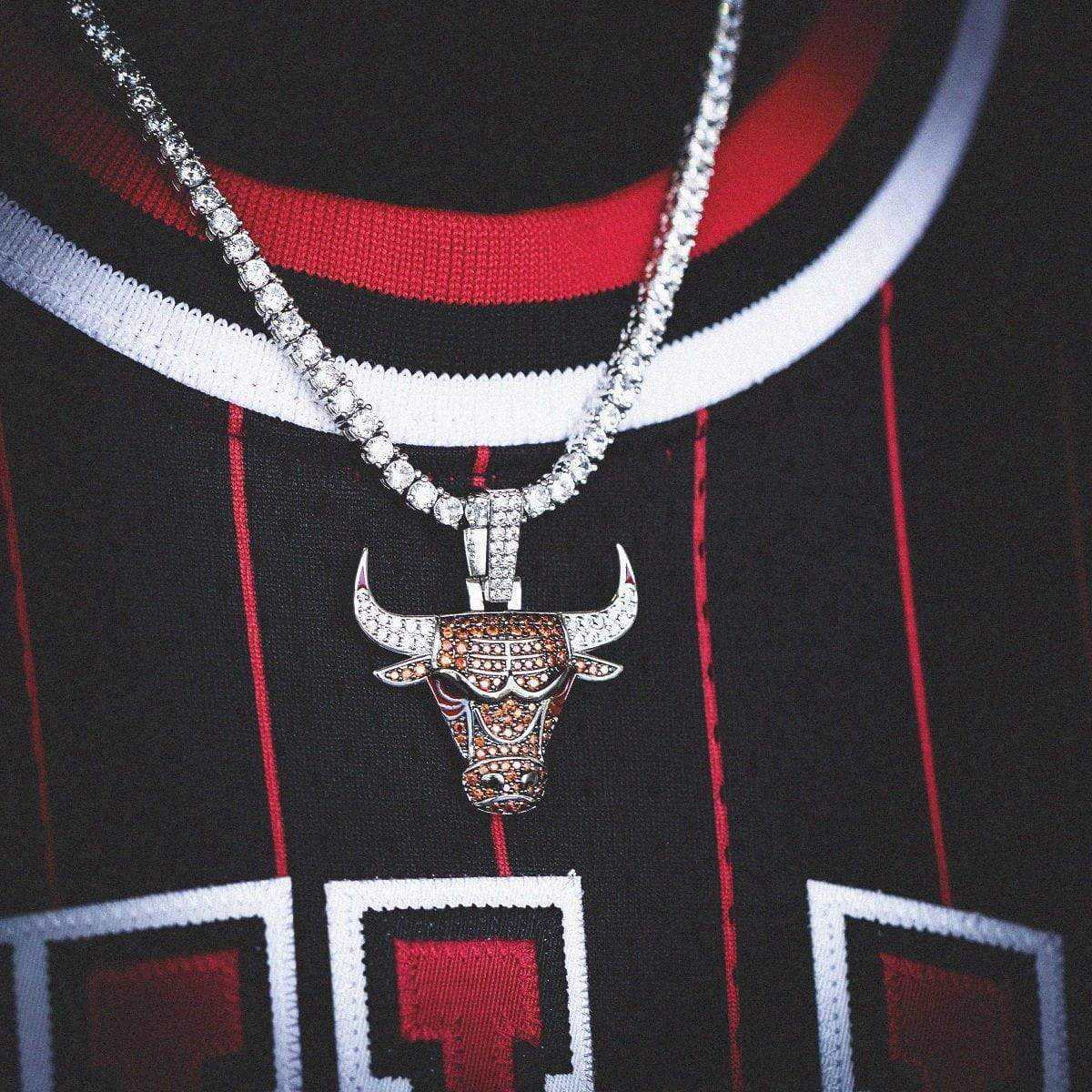 Chicago Bulls Official NBA Logo Pendant