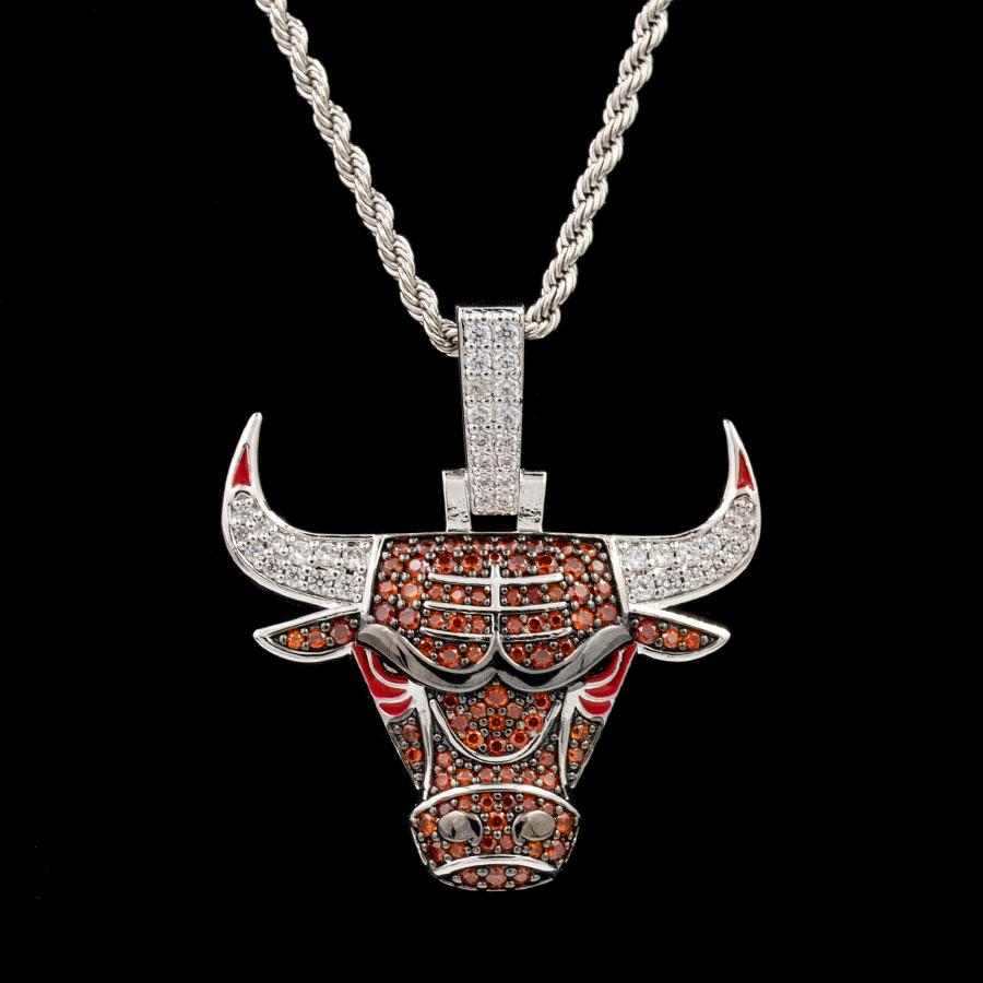 Chicago Bulls Official NBA Logo Pendant