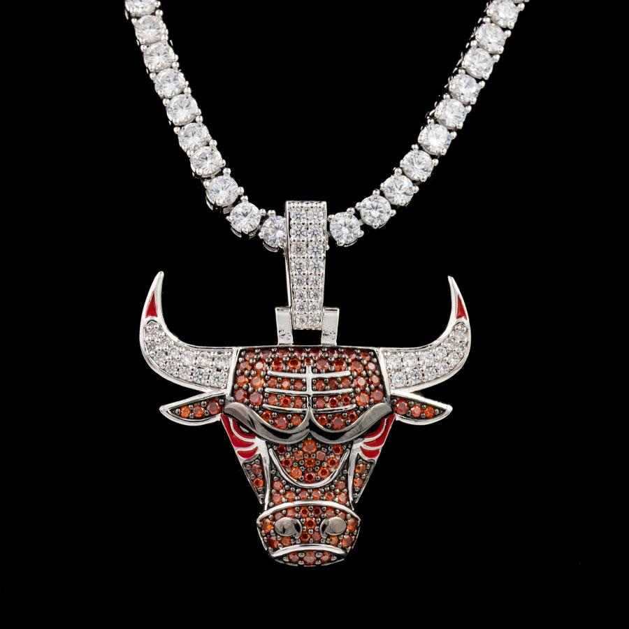 Chicago Bulls Official NBA Logo Pendant