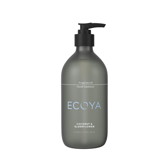 Ecoya - Coconut & Elderflower 450ml Fragranced Hand Sanitiser