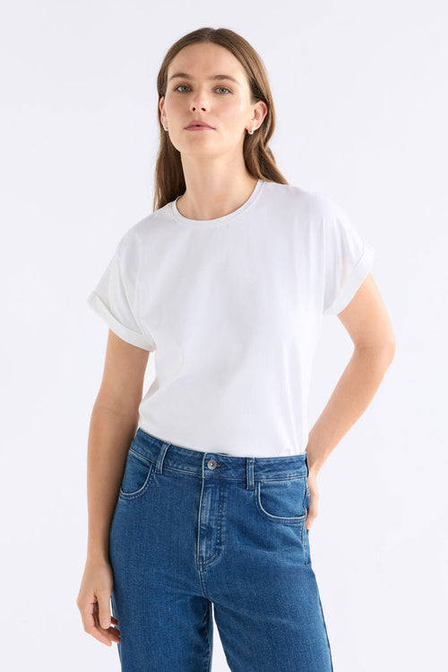 Elk - Cille T Shirt - White