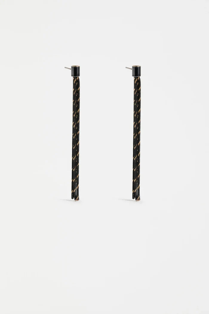 Elk - Vodel Drop Earring - Black/Gold