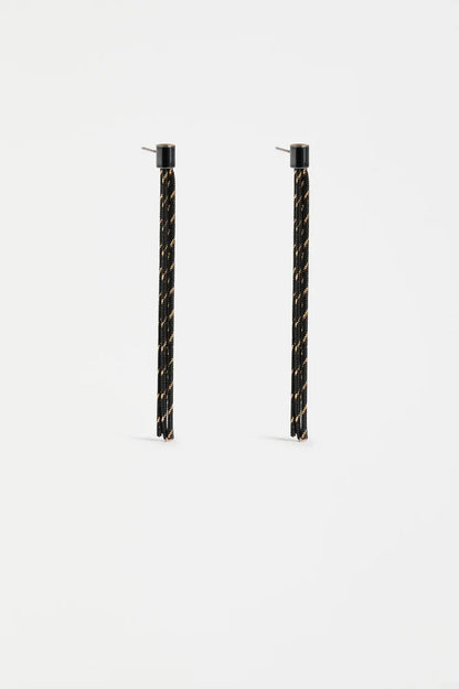 Elk - Vodel Drop Earring - Black/Gold
