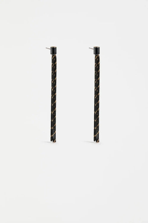 Elk - Vodel Drop Earring - Black/Gold