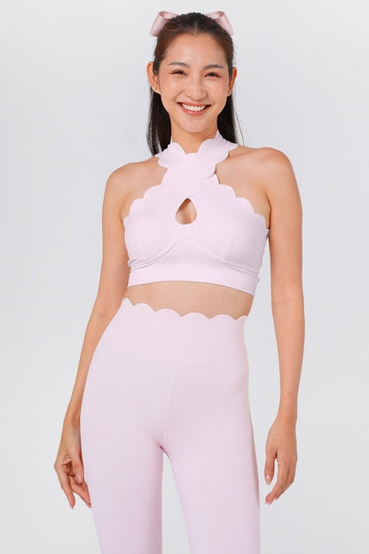 Forget-Me-Not Crossover Halter Bra
