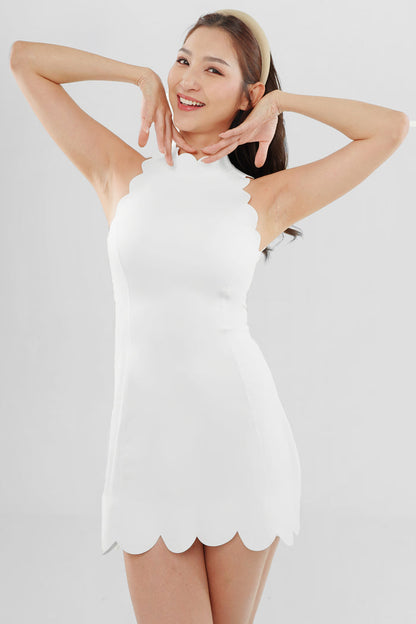 Forget-Me-Not Halter Dress