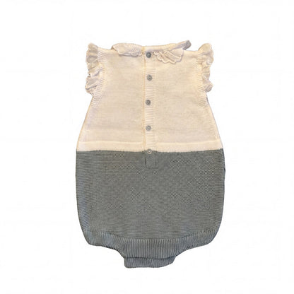 Girl Green Picota Romper