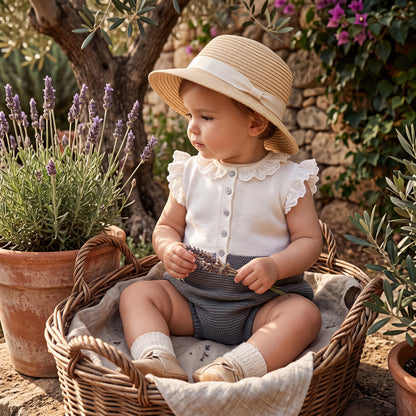 Girl Green Picota Romper