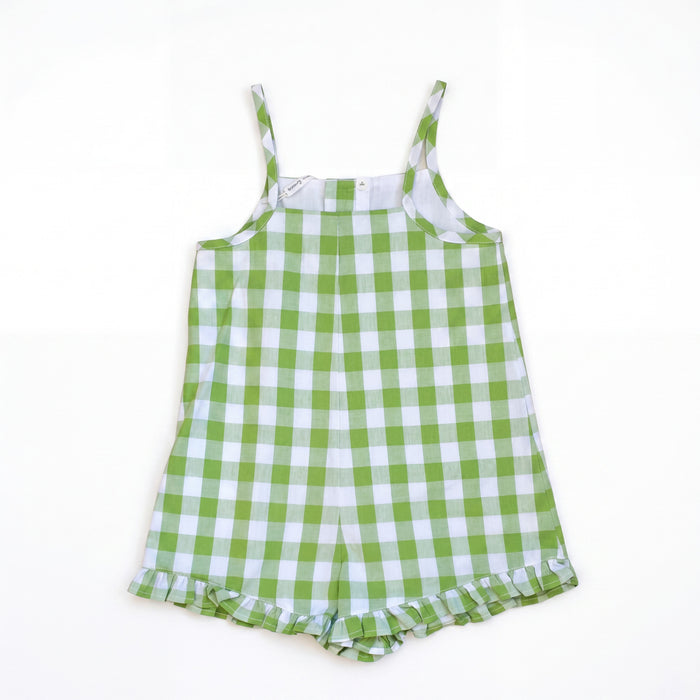 Girls Light Green Jumpsuit