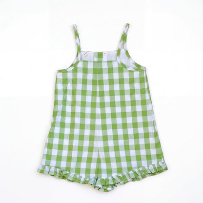 Girls Light Green Jumpsuit