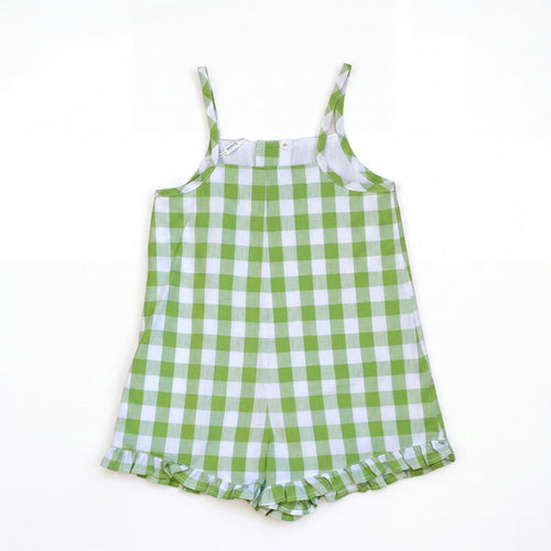 Girls Light Green Jumpsuit