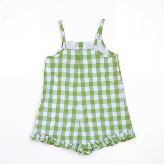 Girls Light Green Jumpsuit