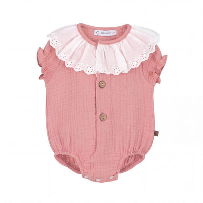 Girls "Pia" Rose Pink Soft Lightweight Shortie — AGÜ Baby Spanish baby clothes
