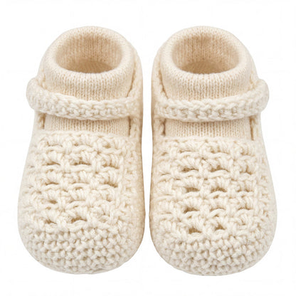 Girls Shoes Knitted One Size — view 6 — handcrafted in Spain — AGÜ Baby