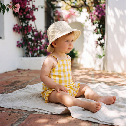 Girls Yellow Jumpsuit