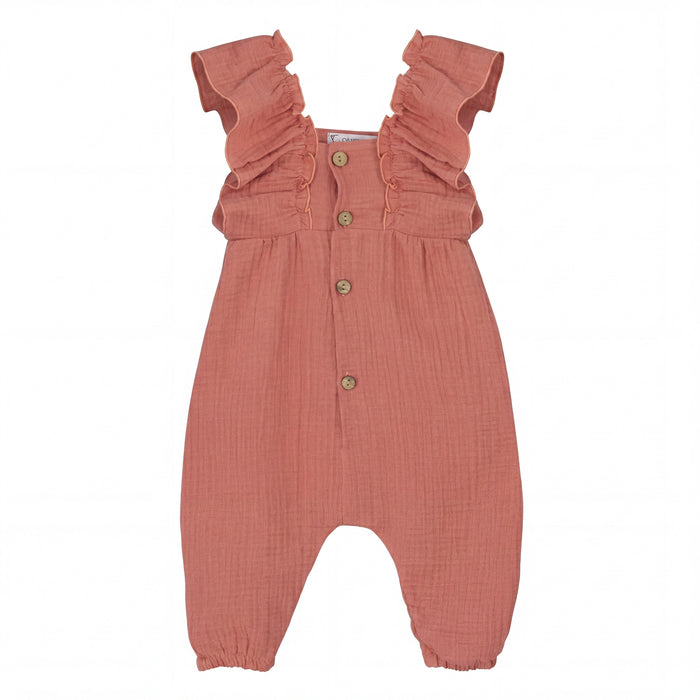 Girls"Effie" Soft Lightweight Jumpsuit — AGÜ Baby Spanish baby clothes