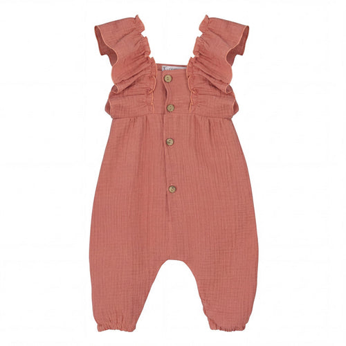 Girls"Effie" Soft Lightweight Jumpsuit — AGÜ Baby Spanish baby clothes