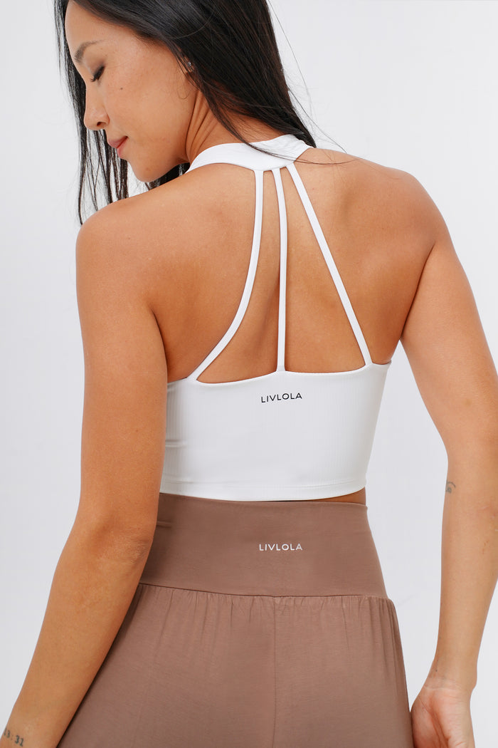 Good Karma Ribbed Wrap Bra