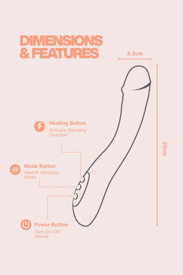 [HONEYGLAZE] Liberty Warming Vibrator