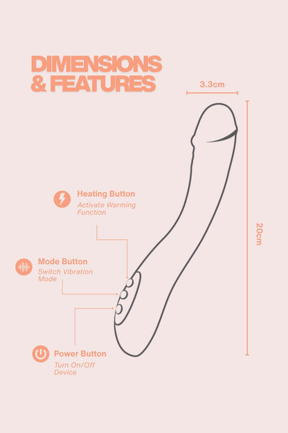 [HONEYGLAZE] Liberty Warming Vibrator