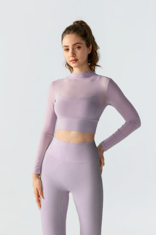 Hot Shot Mesh High Neck Long Sleeve (Seasonal)