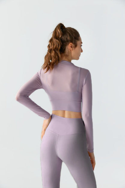 Hot Shot Mesh High Neck Long Sleeve (Seasonal)