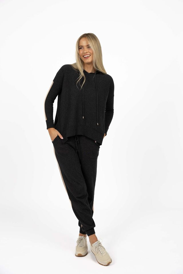 Humidity - Peyton Hoodie - Charcoal/Latte - HW26318