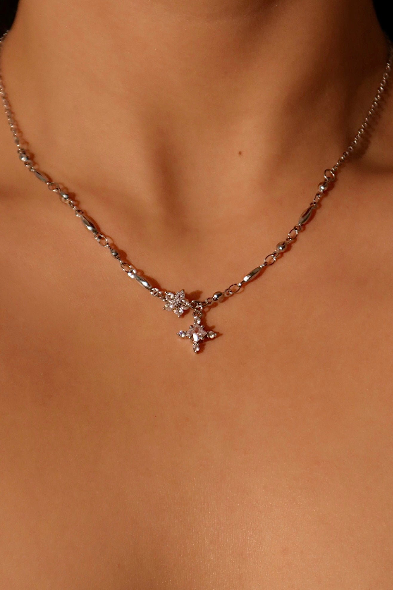 Starlight Bloom Necklace Duo Bundle