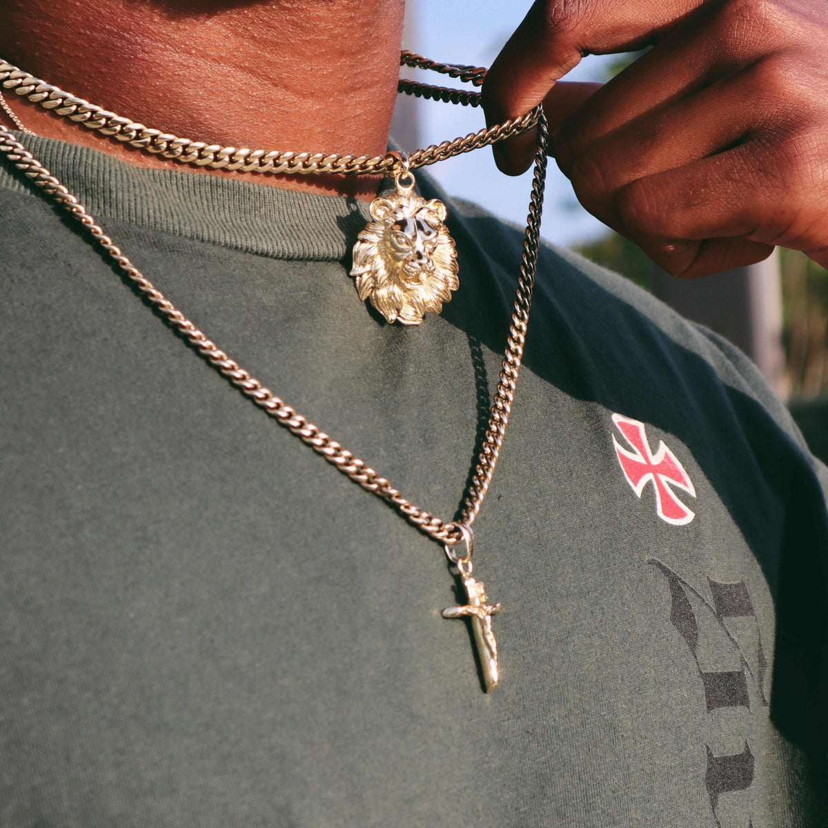 Choose 2 Chains + 2 Pendants - Yellow Gold