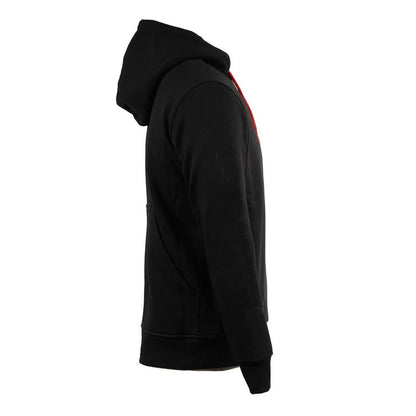 IQ Trainingshoodie Blanko Schwarz – Seitenansicht rechts