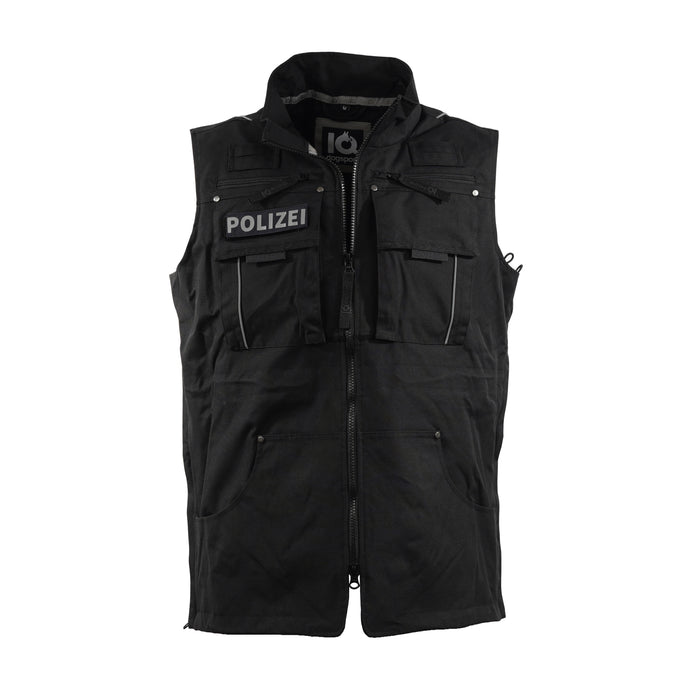 IQ K9 Hundeführerweste Pro Unisex schwarz Frontansicht