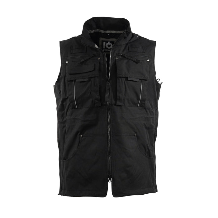 IQ K9 Hundeführerweste Pro Unisex schwarz mit Blanko Patch