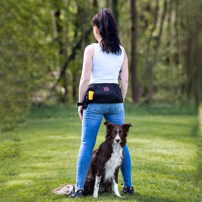 IQ Dogsport Multifunktionsgürtel beim Hundetraining mit Border Collie