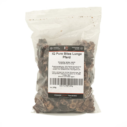 IQ Pure Bites Horse Lung Mini – Training Treats for Sensitive Dogs
