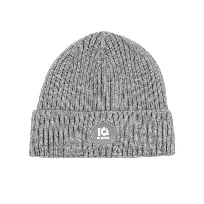Thermo Beanie - Winter grau - rundes Logo