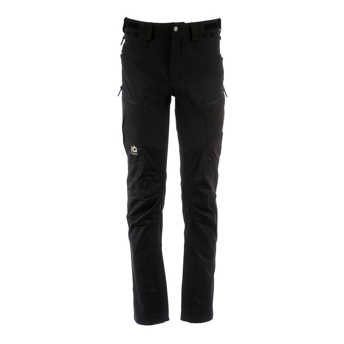 IQ Trainer Pants schwarz – Hundesport Hose Frontalansicht mit Beintaschen