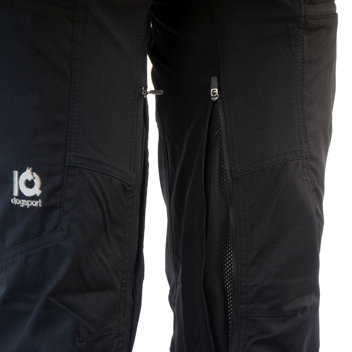 IQ Trainer Pants mit Reissverschlüssen zur Lüftung Mesh unterlegt