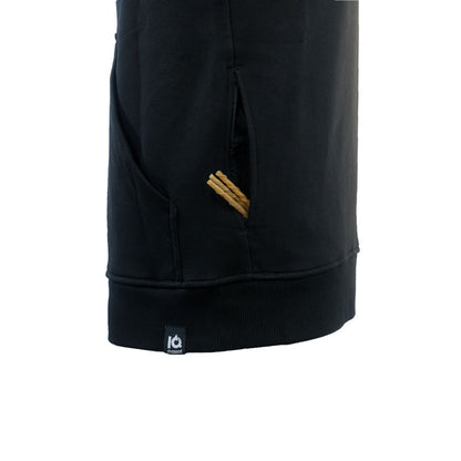 IQ Trainingshoodie 'Cross' – abwaschbare Futtertasche am Hoodie