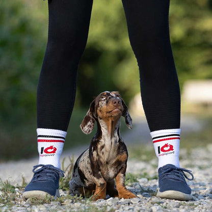 IQ Dogsport Trainingssocken in Weiß für Hundesport und Outdoor-Einsatz