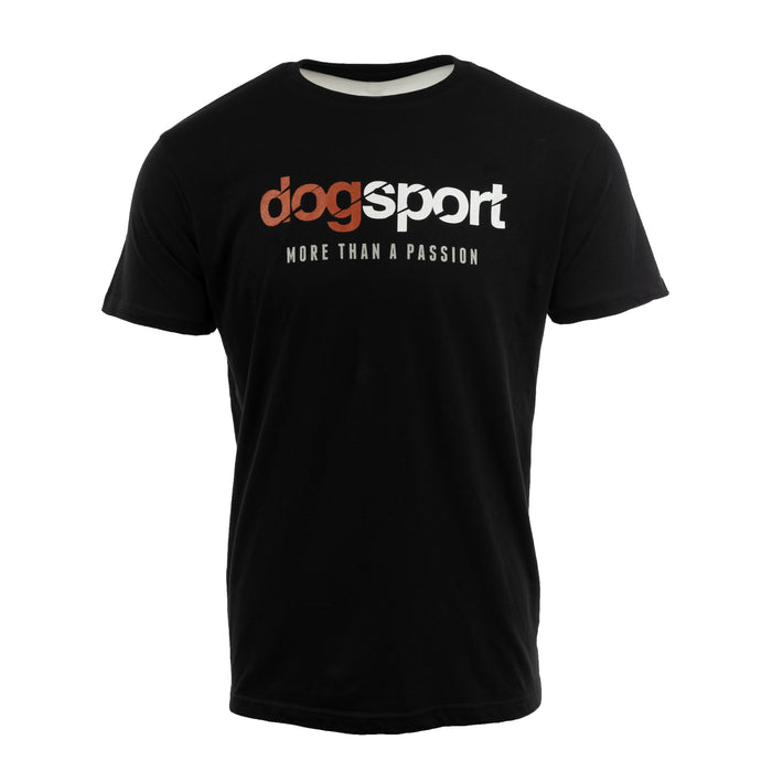 IQ Unisex T-Shirt „Dogsport – More than a Passion“ – Frontansicht