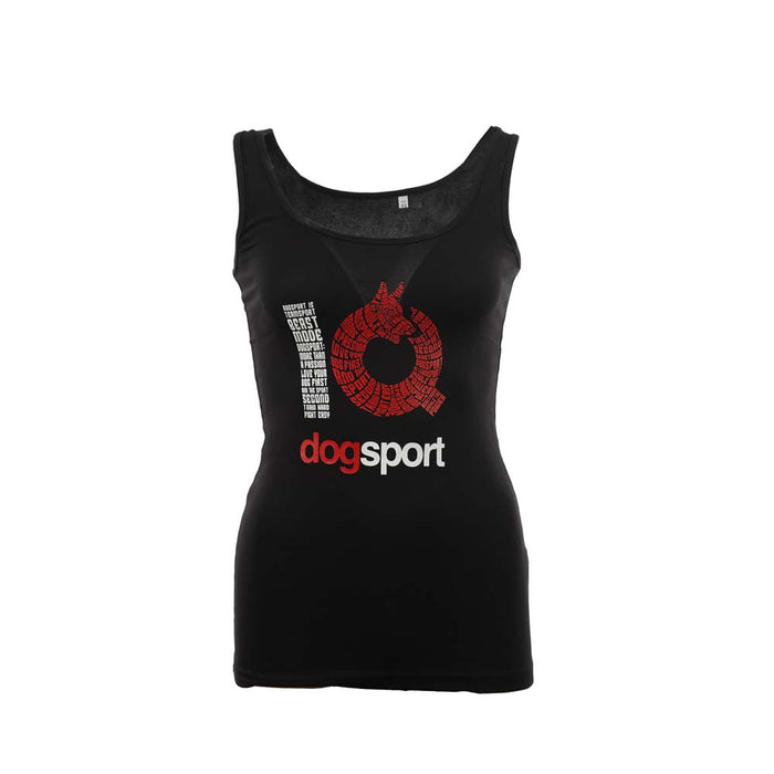 IQ Damen Tank Top Slogan – Frontansicht