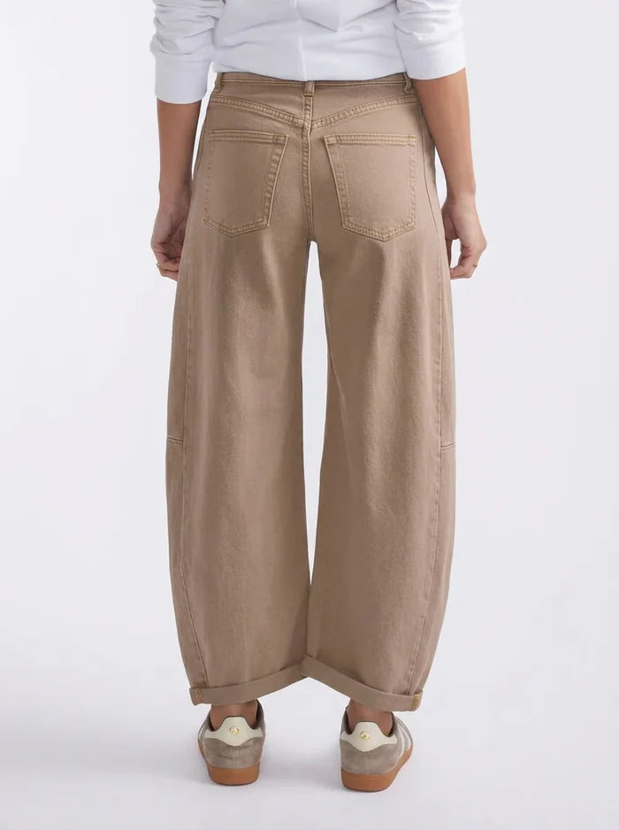 Italian Star - Idaho Barrel Coloured Jean - Beige