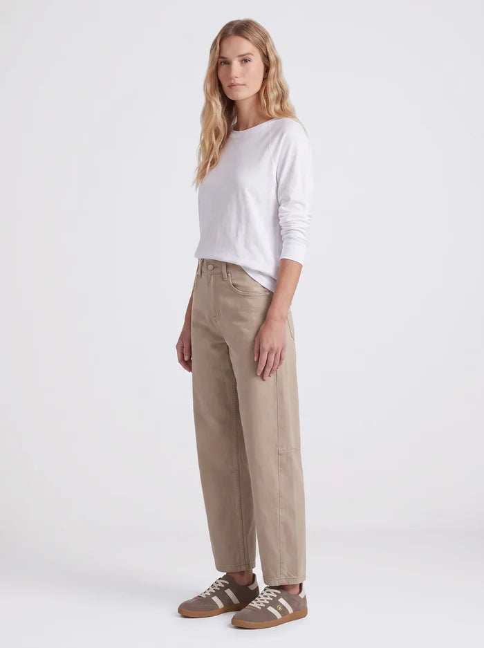 Italian Star - Idaho Barrel Coloured Jean - Beige