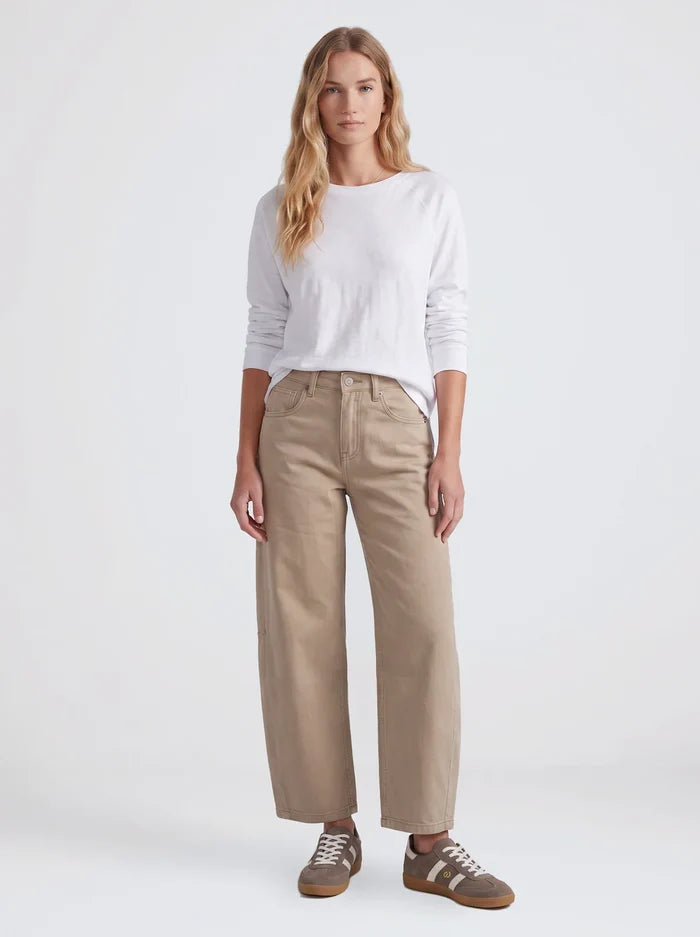 Italian Star - Idaho Barrel Coloured Jean - Beige