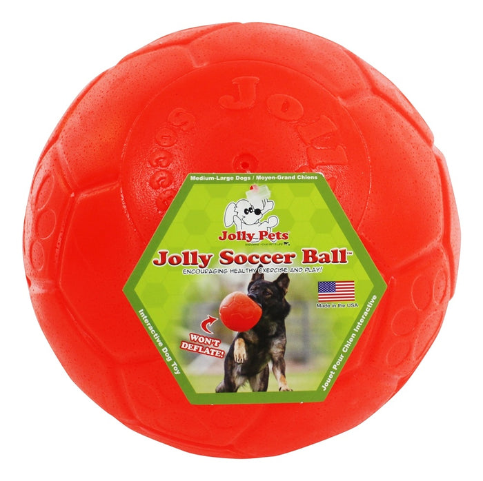 Jolly Pets Soccer Ball 8 Zoll Orange – Produktansicht