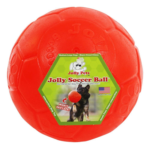 Jolly Pets Soccer Ball 8 Zoll Orange – Produktansicht