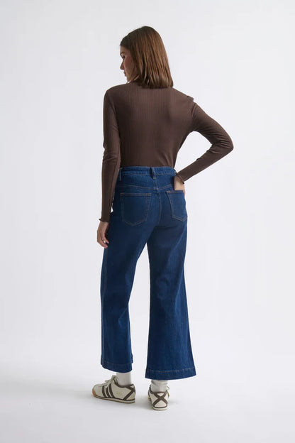 Kireina - Freya Jean Plait Pocket - Palisade Blue - KWN260026